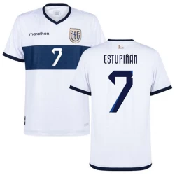Estupinan #7 Ecuador Voetbalshirt Copa America 2024 Uittenue Heren